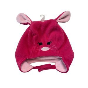 Nwt Childrens Place Infant Bunny Rabbit Fleece Winter Hat 6-12 Months Baby